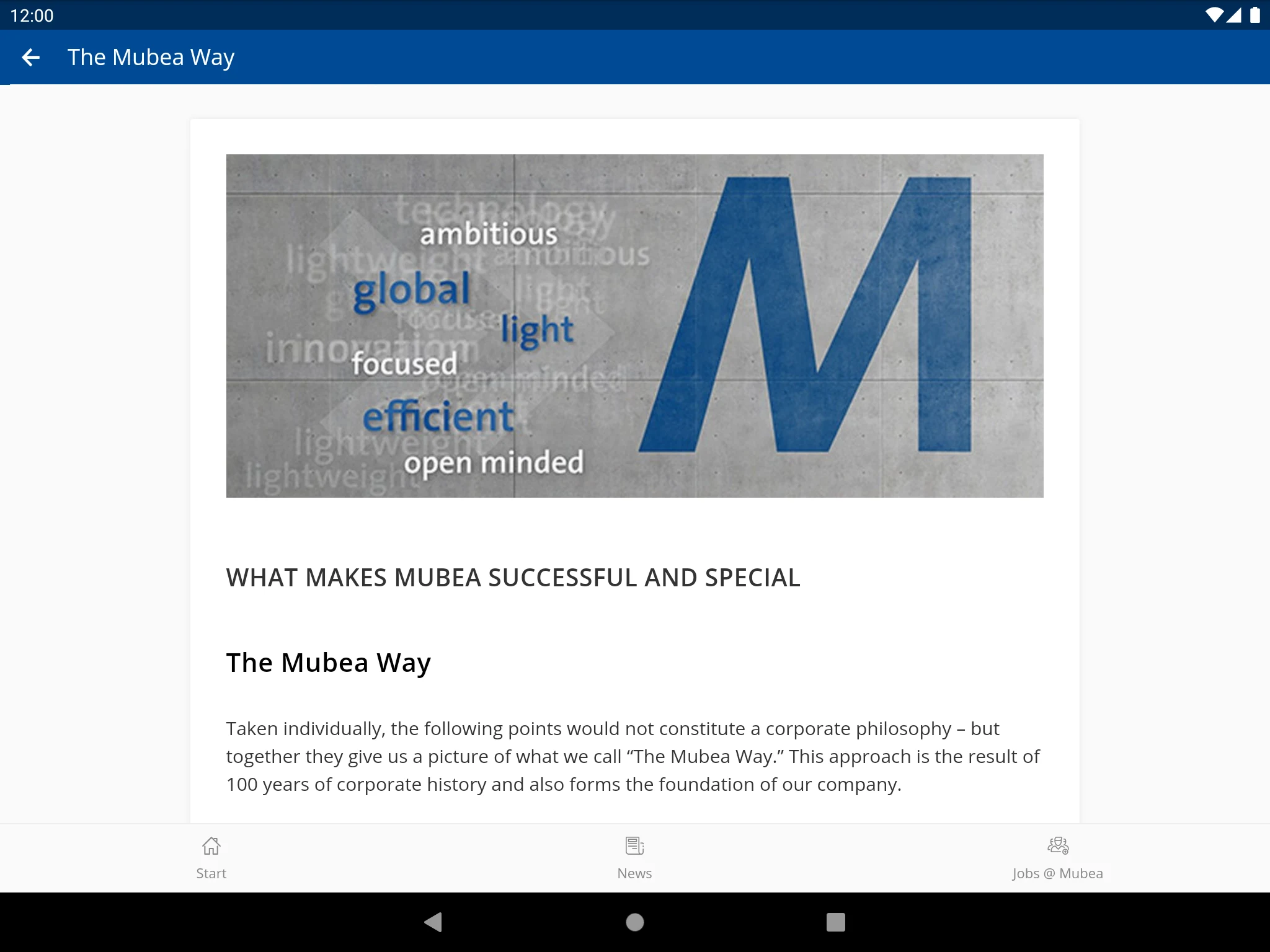 WE@Mubea screenshot