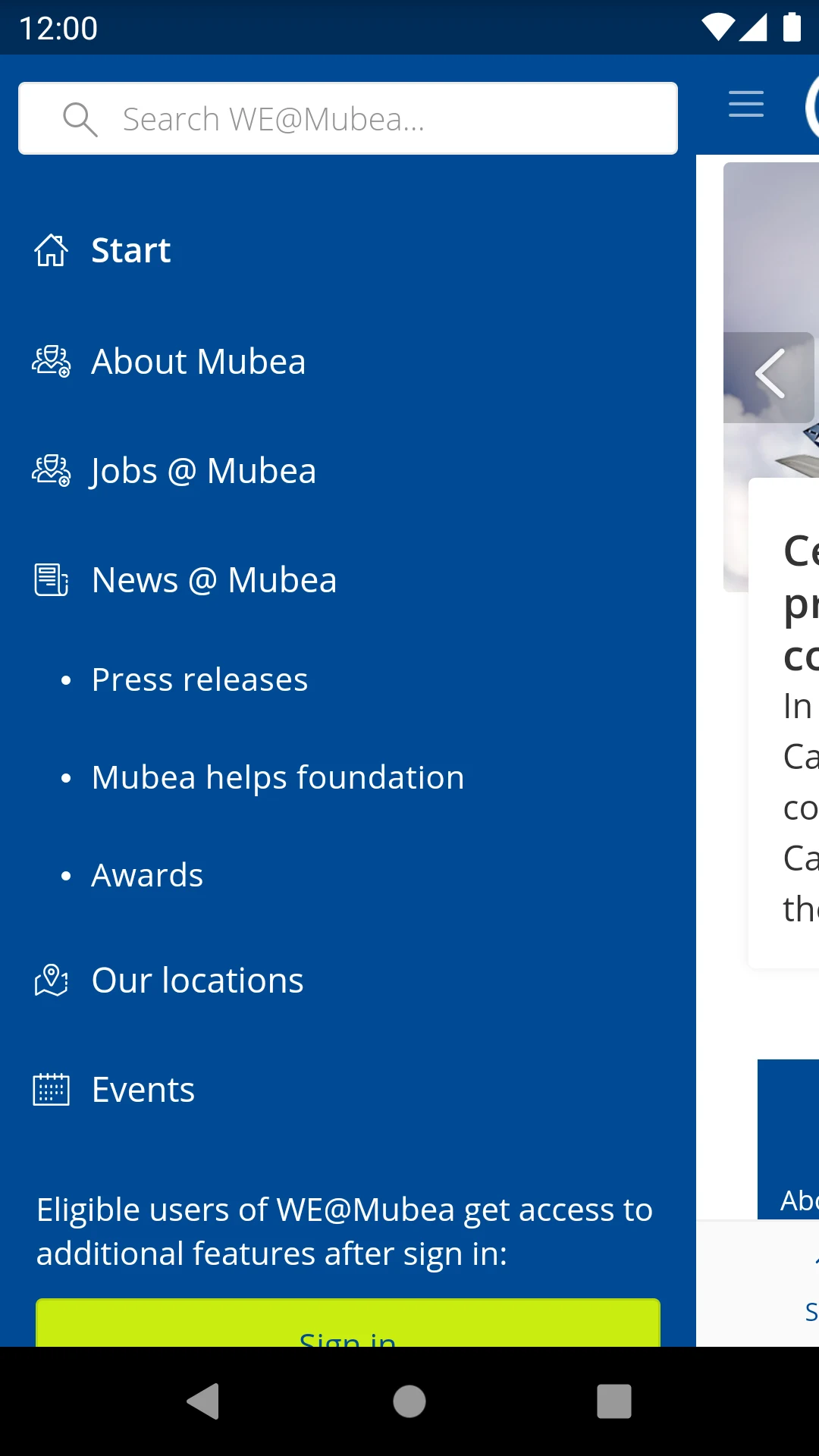 WE@Mubea screenshot